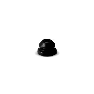 Borracha Grommet Preto - 50 Un. (Recomendado para Máquinas de Bobinas)