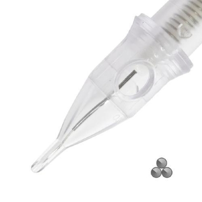 Agulhas Shock Cartridge - 3 pontas (Circular) - Ø 0.22