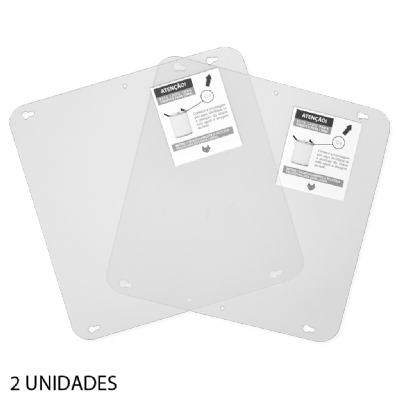 Visor Protector Shield Electric Ink 240mm - Refil (2 Unidades)