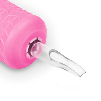 Bico Descartável Flat Aberto Magnum 11 - 30mm - Crystal Pink