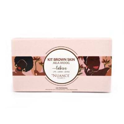 Kit Brown Skin (Aila Moog) Lábios By Nuance