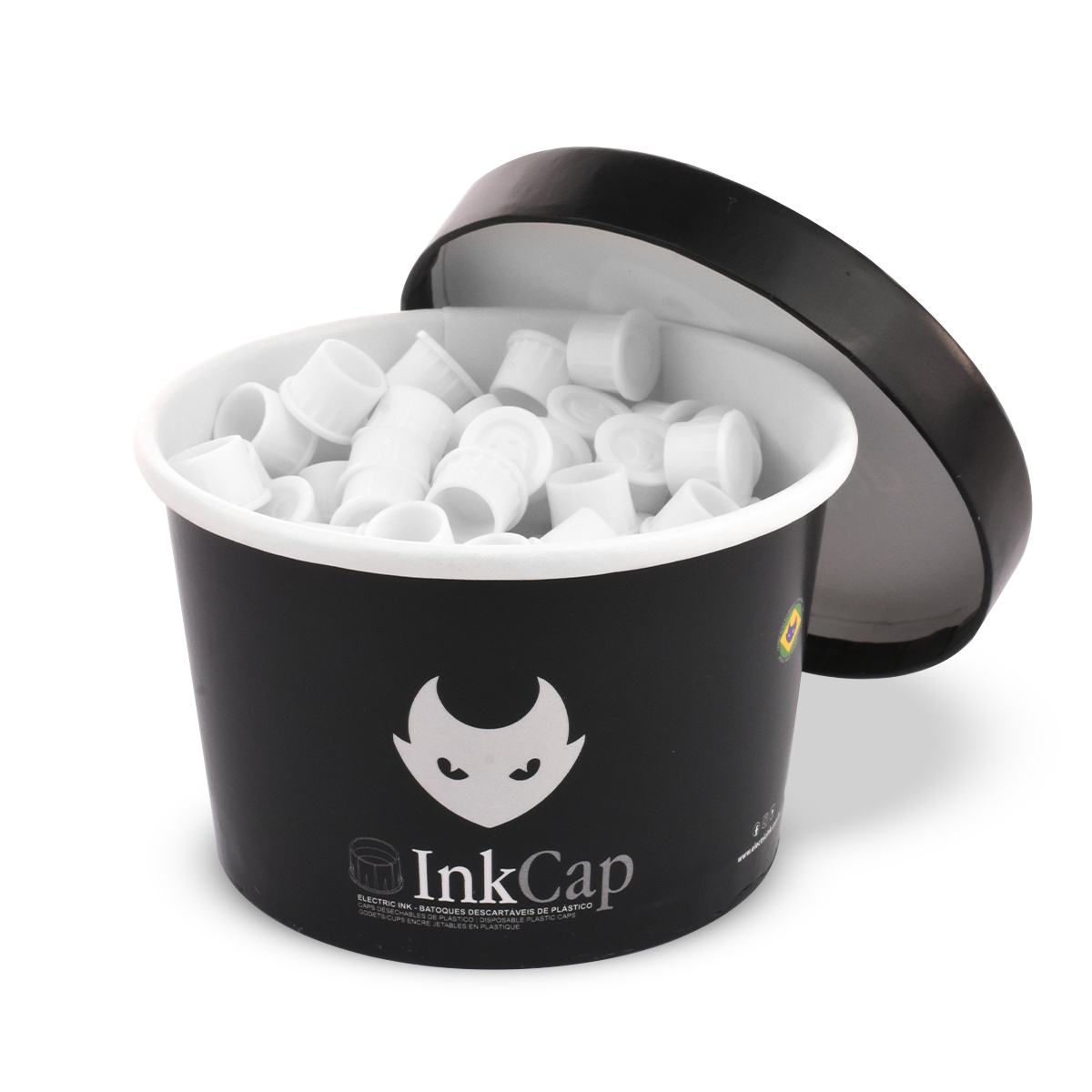 Ink Cap - Batoques de Silicone Branco